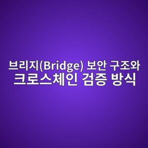 브리지(Bridge) 보안 구조와 크로스체인 검증 방식 7 ebb88ceba6aceca780bridge ebb3b4ec9588 eab5aceca1b0ec9980 ed81aceba19cec8aa4ecb2b4ec9db8 eab280eca69d ebb0a9ec8b9d 1787800113